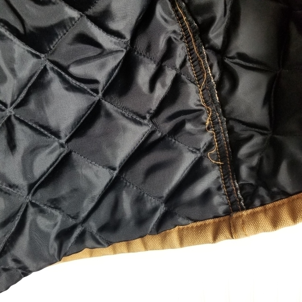 VTG Barn Field Coat Canvas Quilt Lined Made USA XXXL Winter Guide Gear Hunting - Picture 10 of 16
